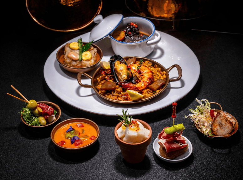 Flamenco restaurant menu experience